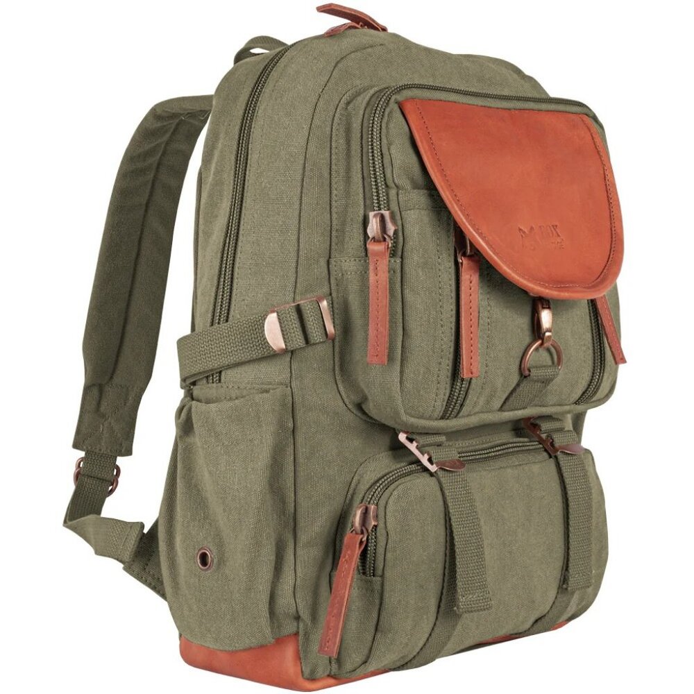 Fox Tactical Retro Parisian City Daypack, Olive Drab, New